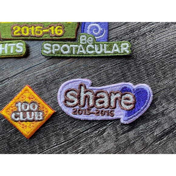 2015-2016 QSP patches Girl Scout GSUSA fall product program set safari giraffe - Picture 3 of 6